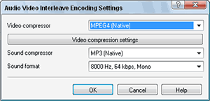 Audio Video Encoding Settings